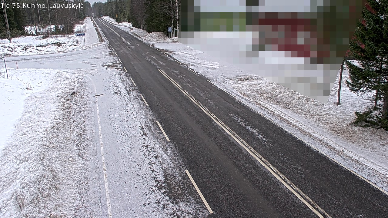 Kelikamerat Kuva Tie 75 Kuhmo, Lauvuskylä, Kuhmo, Kainuu