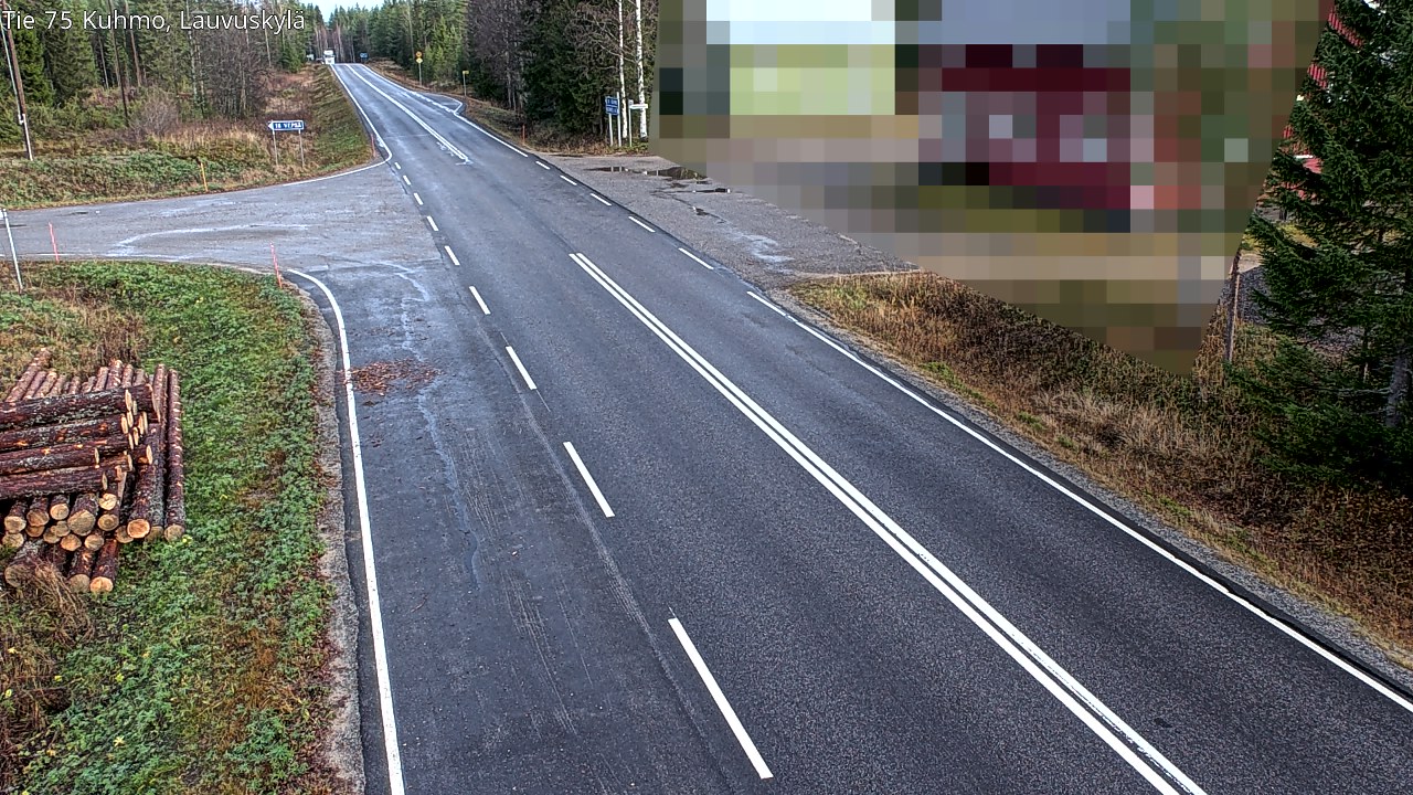 Kelikamerat Kuva Tie 75 Kuhmo, Lauvuskylä, Kuhmo, Kainuu