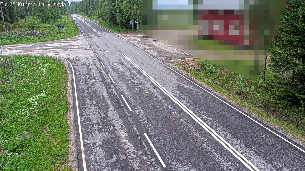 Kelikamerat Kuva Tie 75 Kuhmo, Lauvuskylä, Kuhmo, Kainuu