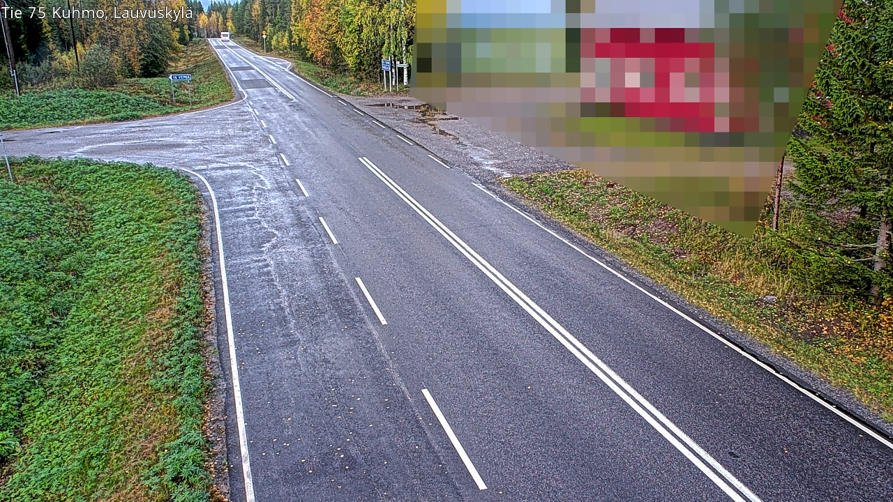 Kelikamerat Kuva Tie 75 Kuhmo, Lauvuskylä, Kuhmo, Kainuu