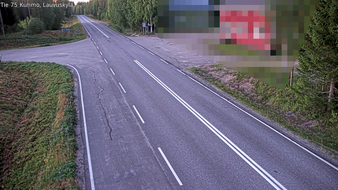 Kelikamerat Kuva Tie 75 Kuhmo, Lauvuskylä, Kuhmo, Kainuu