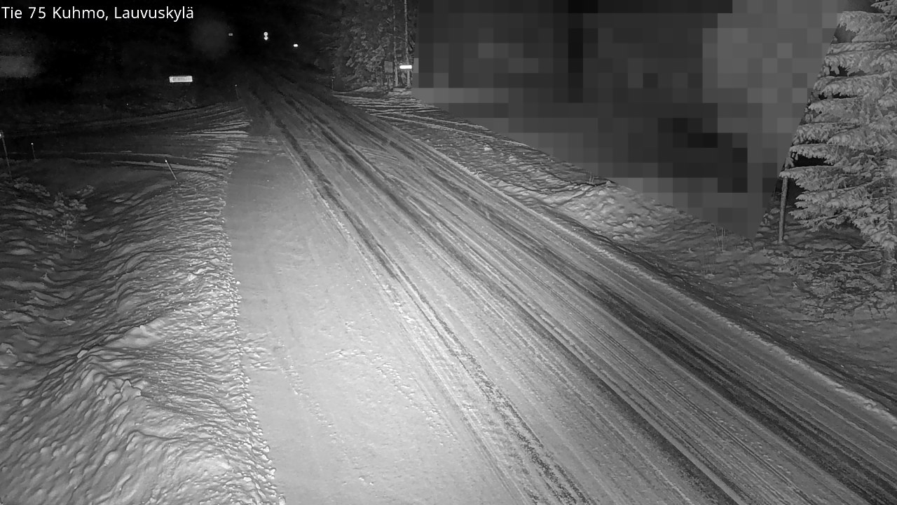 Weather Camera Image Road 75 Kuhmo, Lauvuskylä, Kuhmo, Kainuu