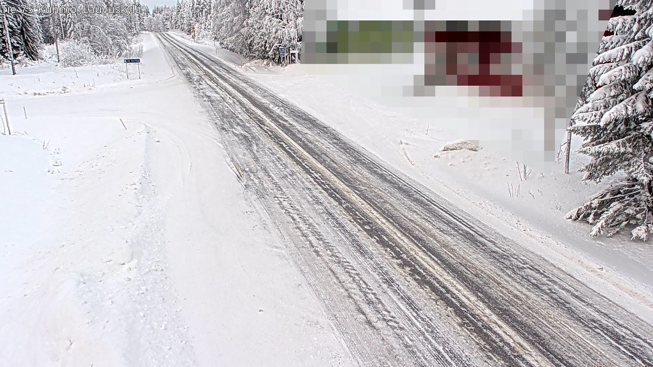 Kelikamerat Kuva Tie 75 Kuhmo, Lauvuskylä, Kuhmo, Kainuu