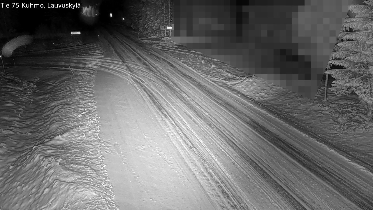 Weather Camera Image Road 75 Kuhmo, Lauvuskylä, Kuhmo, Kainuu