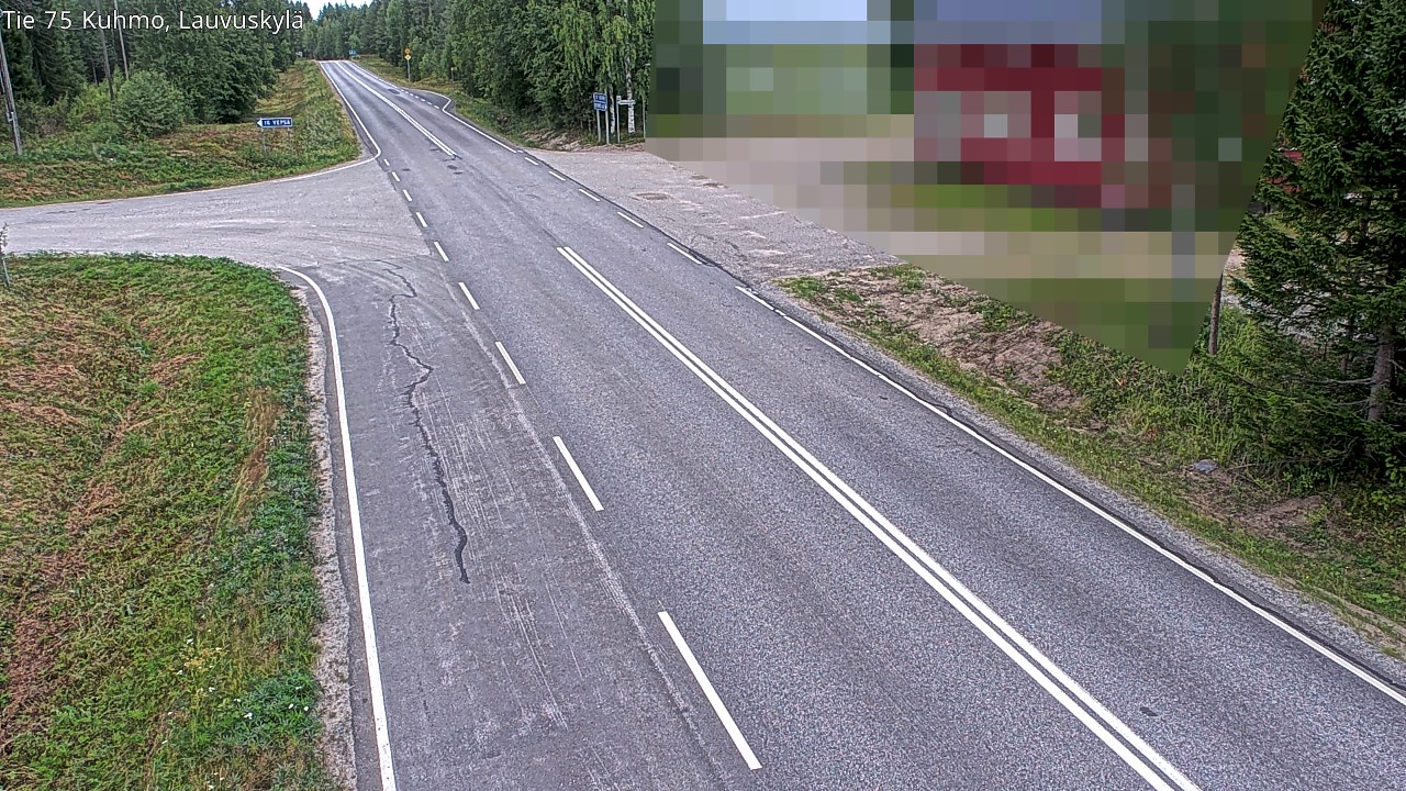 Kelikamerat Kuva Tie 75 Kuhmo, Lauvuskylä, Kuhmo, Kainuu
