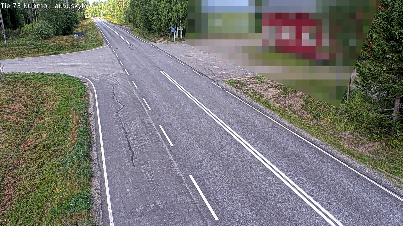 Kelikamerat Kuva Tie 75 Kuhmo, Lauvuskylä, Kuhmo, Kainuu