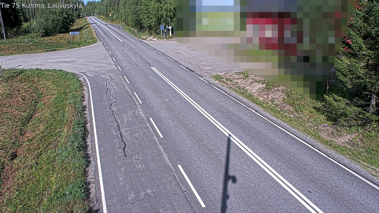 Kelikamerat Kuva Tie 75 Kuhmo, Lauvuskylä, Kuhmo, Kainuu