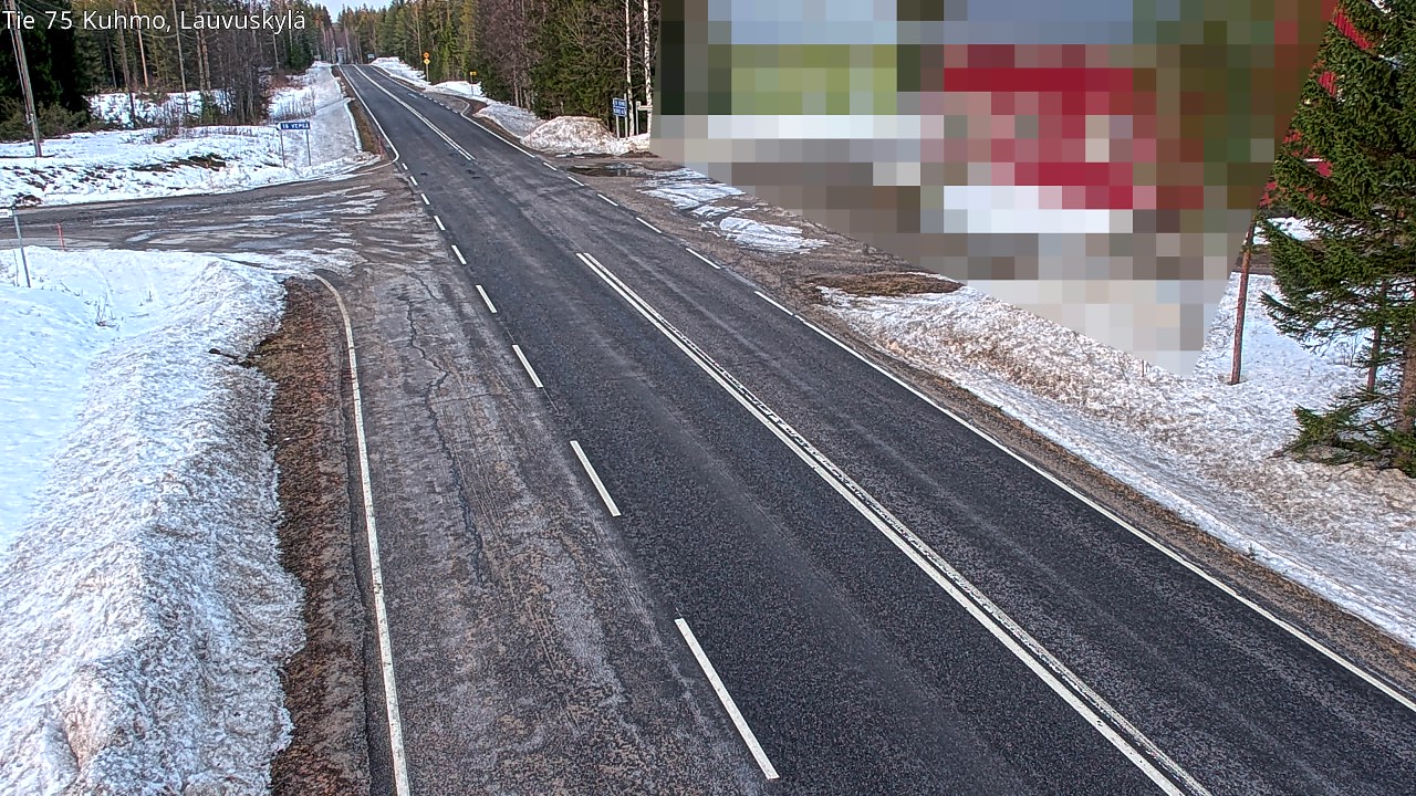 Kelikamerat Kuva Tie 75 Kuhmo, Lauvuskylä, Kuhmo, Kainuu