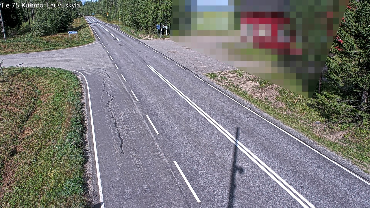 Kelikamerat Kuva Tie 75 Kuhmo, Lauvuskylä, Kuhmo, Kainuu