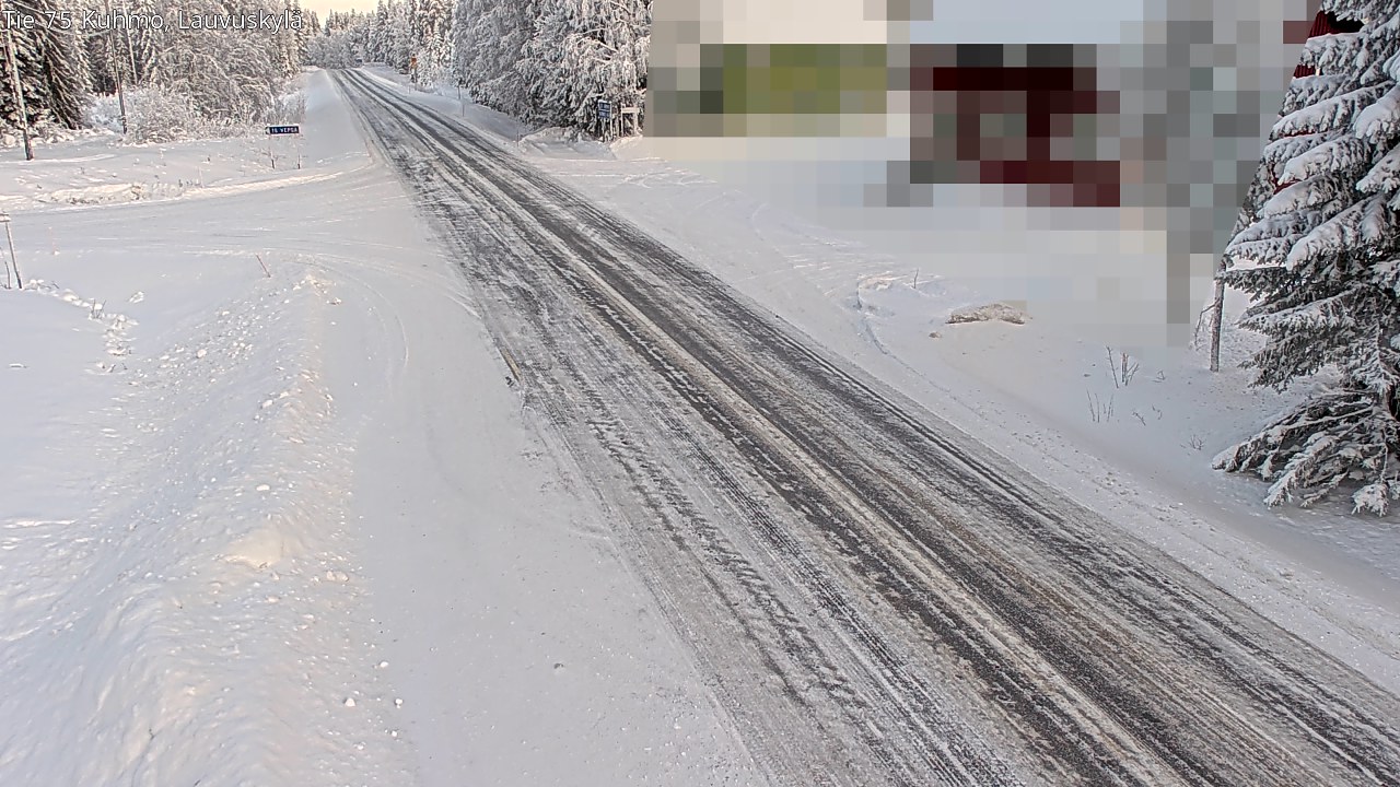 Kelikamerat Kuva Tie 75 Kuhmo, Lauvuskylä, Kuhmo, Kainuu