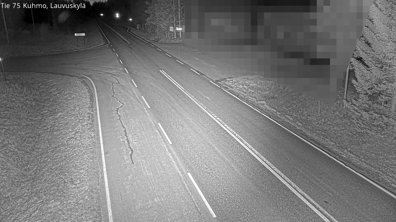 Weather Camera Image Road 75 Kuhmo, Lauvuskylä, Kuhmo, Kainuu