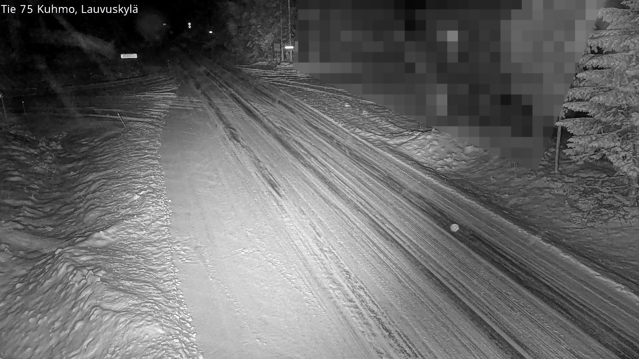 Weather Camera Image Road 75 Kuhmo, Lauvuskylä, Kuhmo, Kainuu