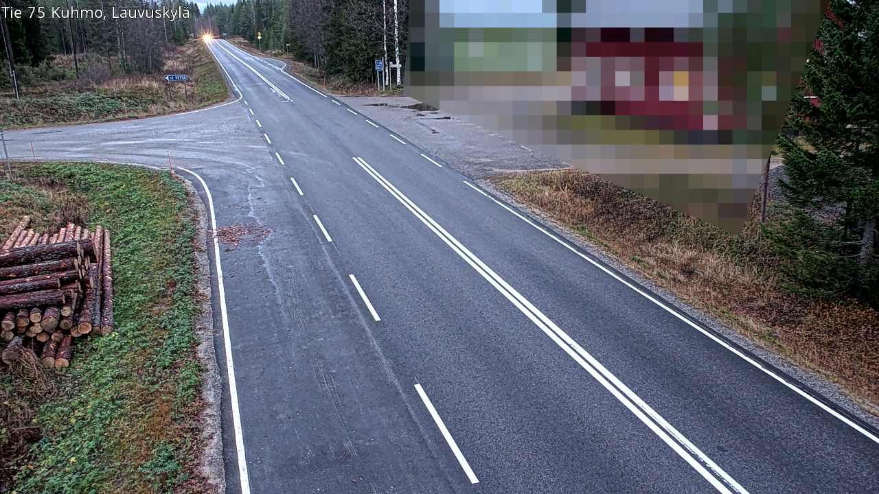 Kelikamerat Kuva Tie 75 Kuhmo, Lauvuskylä, Kuhmo, Kainuu