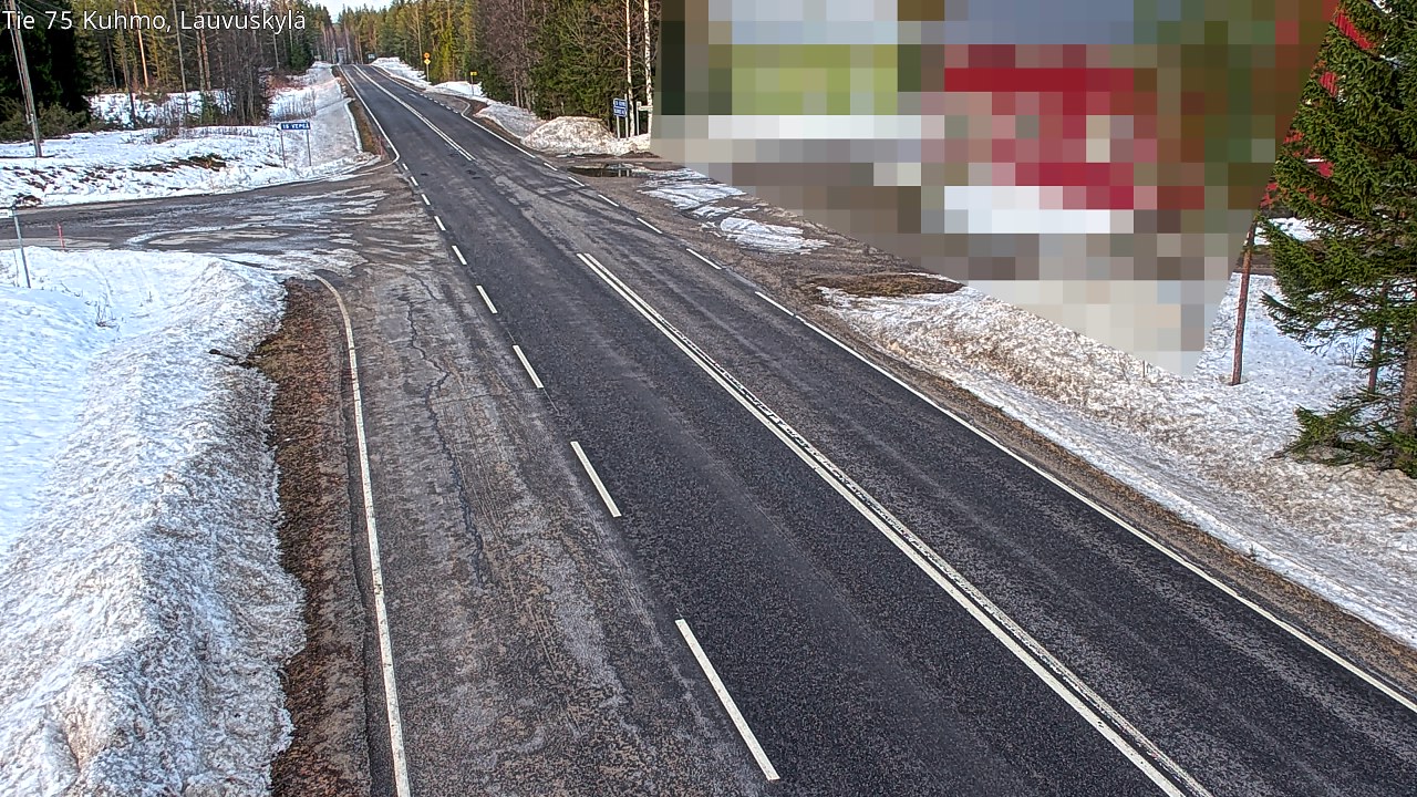 Kelikamerat Kuva Tie 75 Kuhmo, Lauvuskylä, Kuhmo, Kainuu