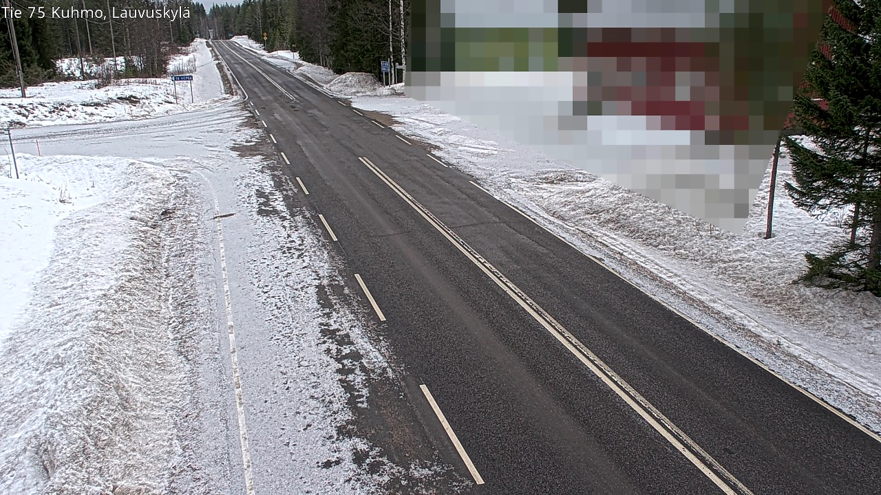 Kelikamerat Kuva Tie 75 Kuhmo, Lauvuskylä, Kuhmo, Kainuu