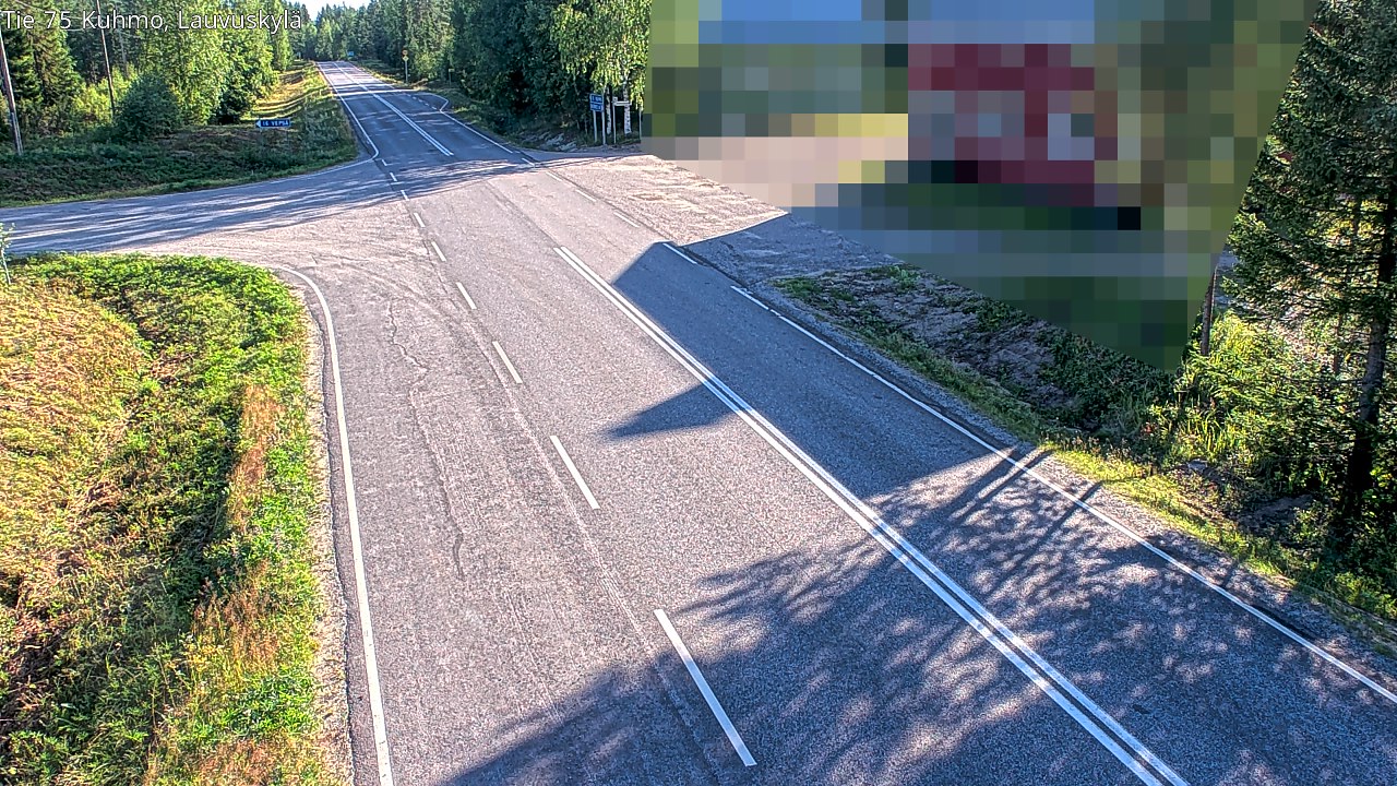 Kelikamerat Kuva Tie 75 Kuhmo, Lauvuskylä, Kuhmo, Kainuu