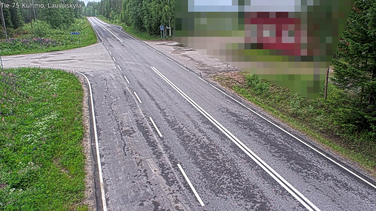 Kelikamerat Kuva Tie 75 Kuhmo, Lauvuskylä, Kuhmo, Kainuu