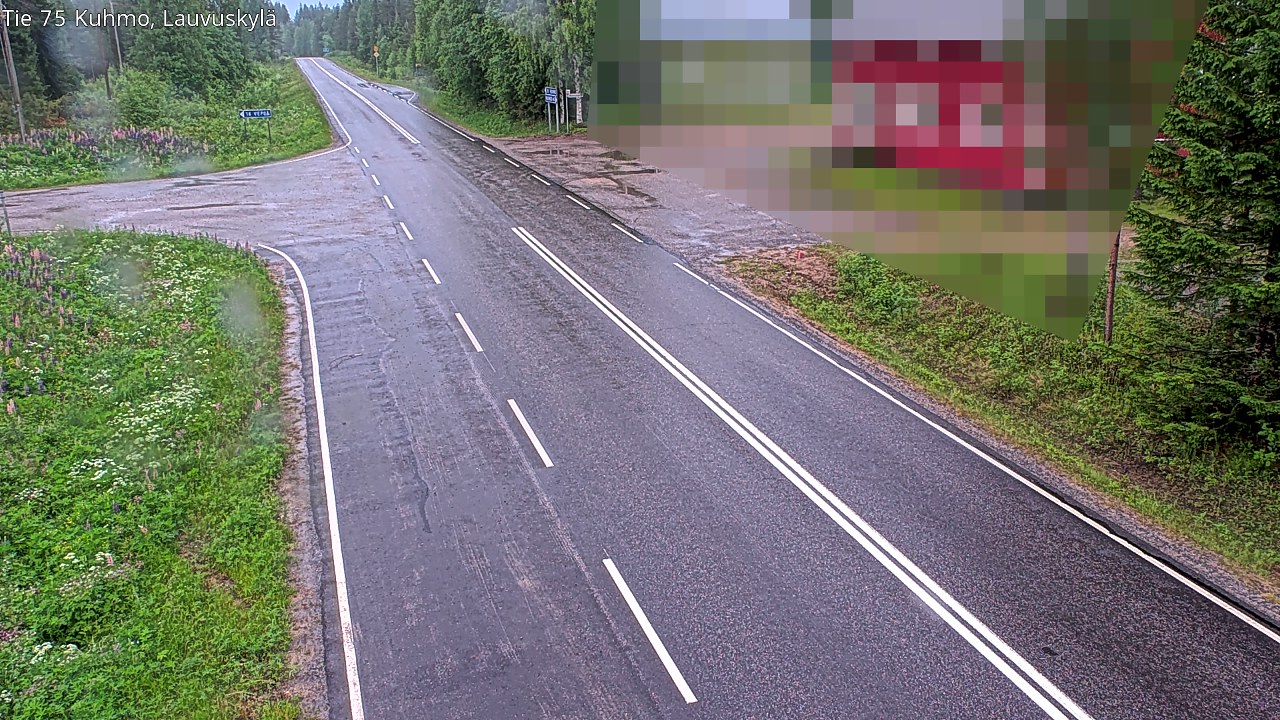 Kelikamerat Kuva Tie 75 Kuhmo, Lauvuskylä, Kuhmo, Kainuu