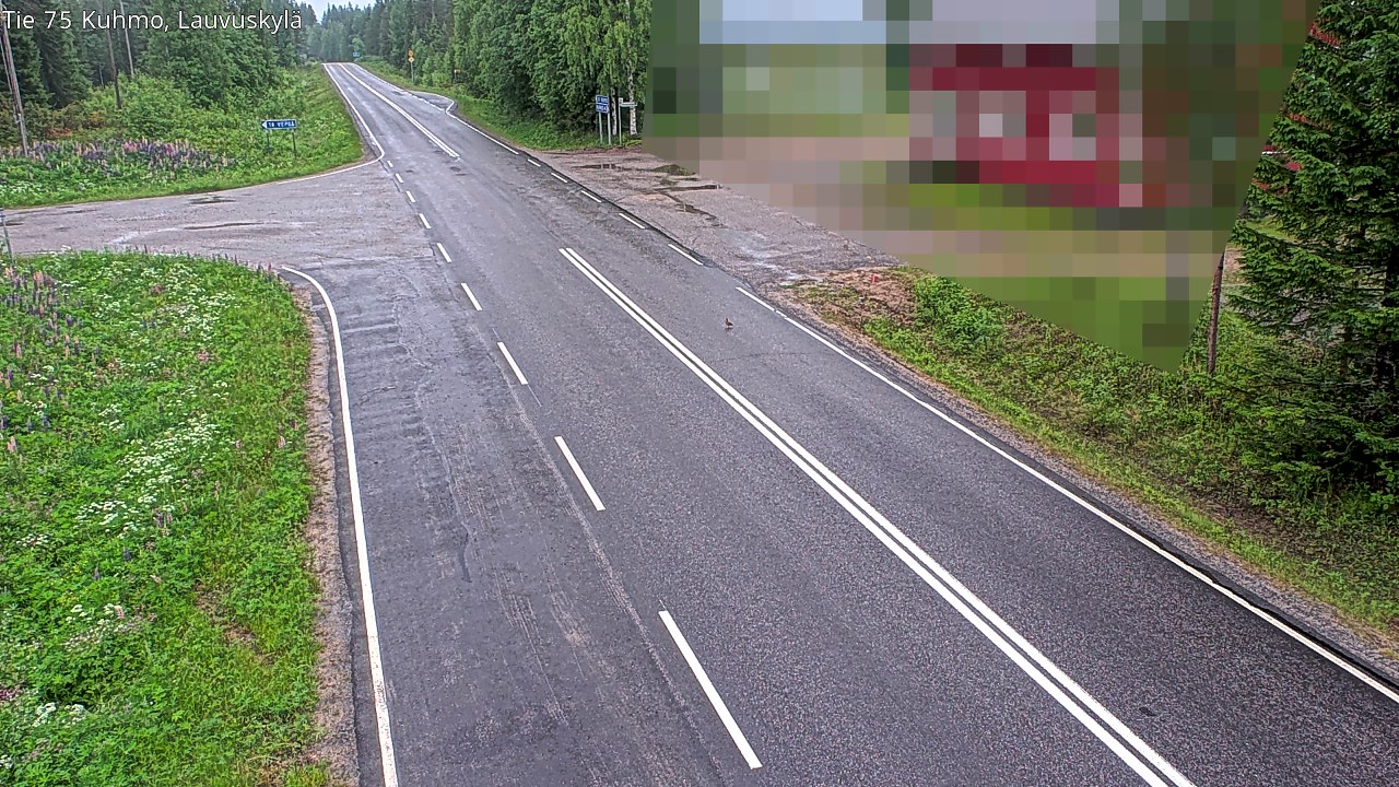 Kelikamerat Kuva Tie 75 Kuhmo, Lauvuskylä, Kuhmo, Kainuu