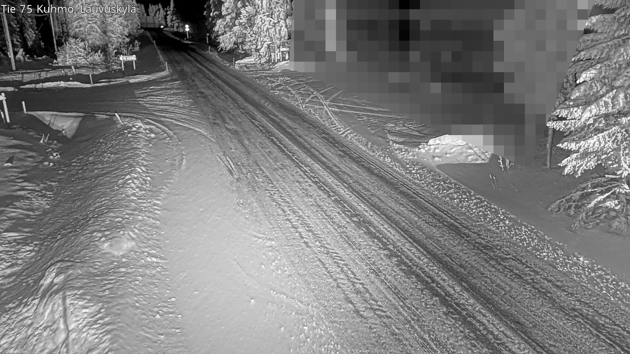 Weather Camera Image Road 75 Kuhmo, Lauvuskylä, Kuhmo, Kainuu