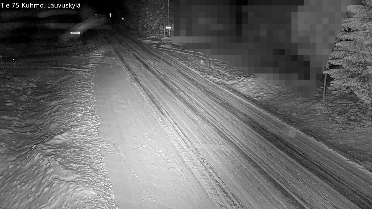 Weather Camera Image Road 75 Kuhmo, Lauvuskylä, Kuhmo, Kainuu