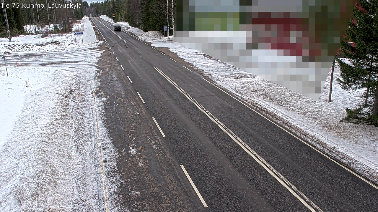 Kelikamerat Kuva Tie 75 Kuhmo, Lauvuskylä, Kuhmo, Kainuu