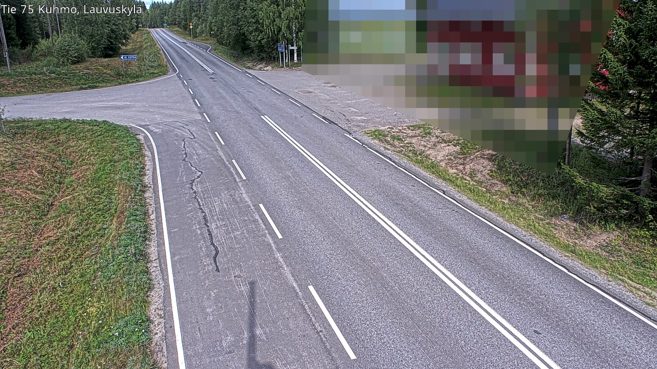 Kelikamerat Kuva Tie 75 Kuhmo, Lauvuskylä, Kuhmo, Kainuu