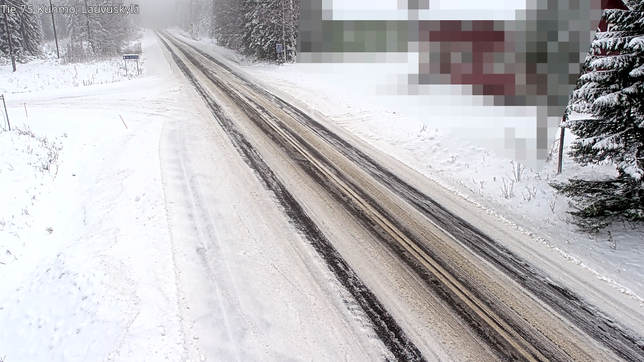 Weather Camera Image Road 75 Kuhmo, Lauvuskylä, Kuhmo, Kainuu