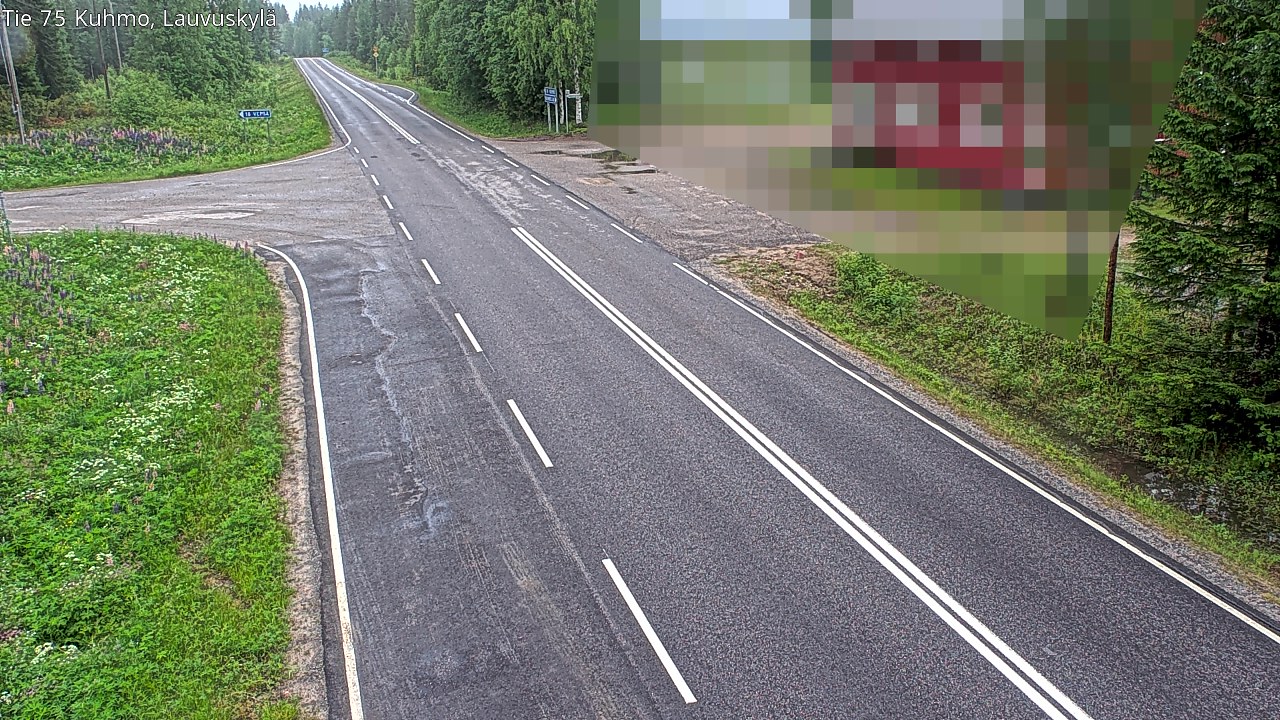 Kelikamerat Kuva Tie 75 Kuhmo, Lauvuskylä, Kuhmo, Kainuu