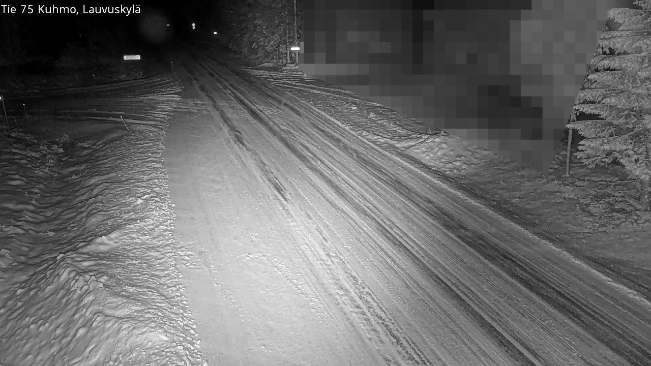 Weather Camera Image Road 75 Kuhmo, Lauvuskylä, Kuhmo, Kainuu