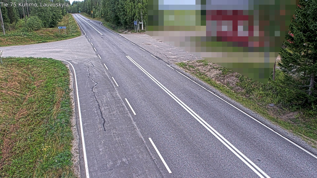 Kelikamerat Kuva Tie 75 Kuhmo, Lauvuskylä, Kuhmo, Kainuu