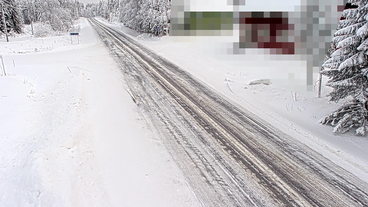 Weather Camera Image Road 75 Kuhmo, Lauvuskylä, Kuhmo, Kainuu