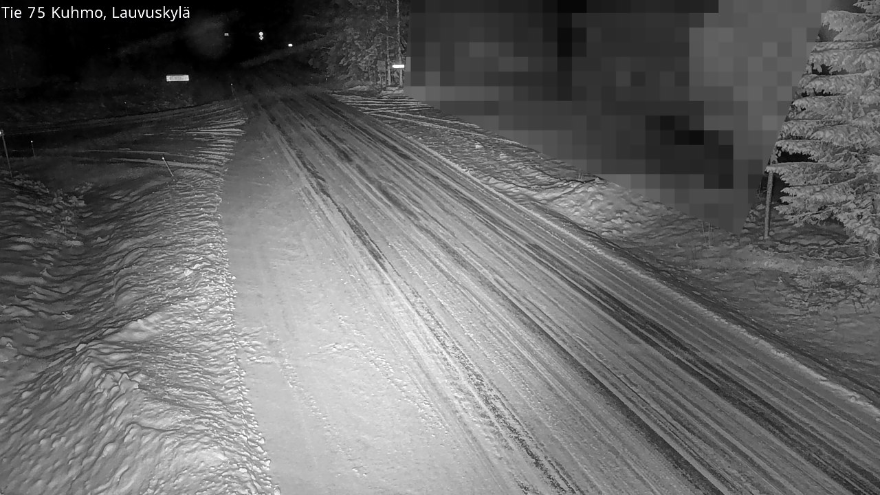 Weather Camera Image Road 75 Kuhmo, Lauvuskylä, Kuhmo, Kainuu