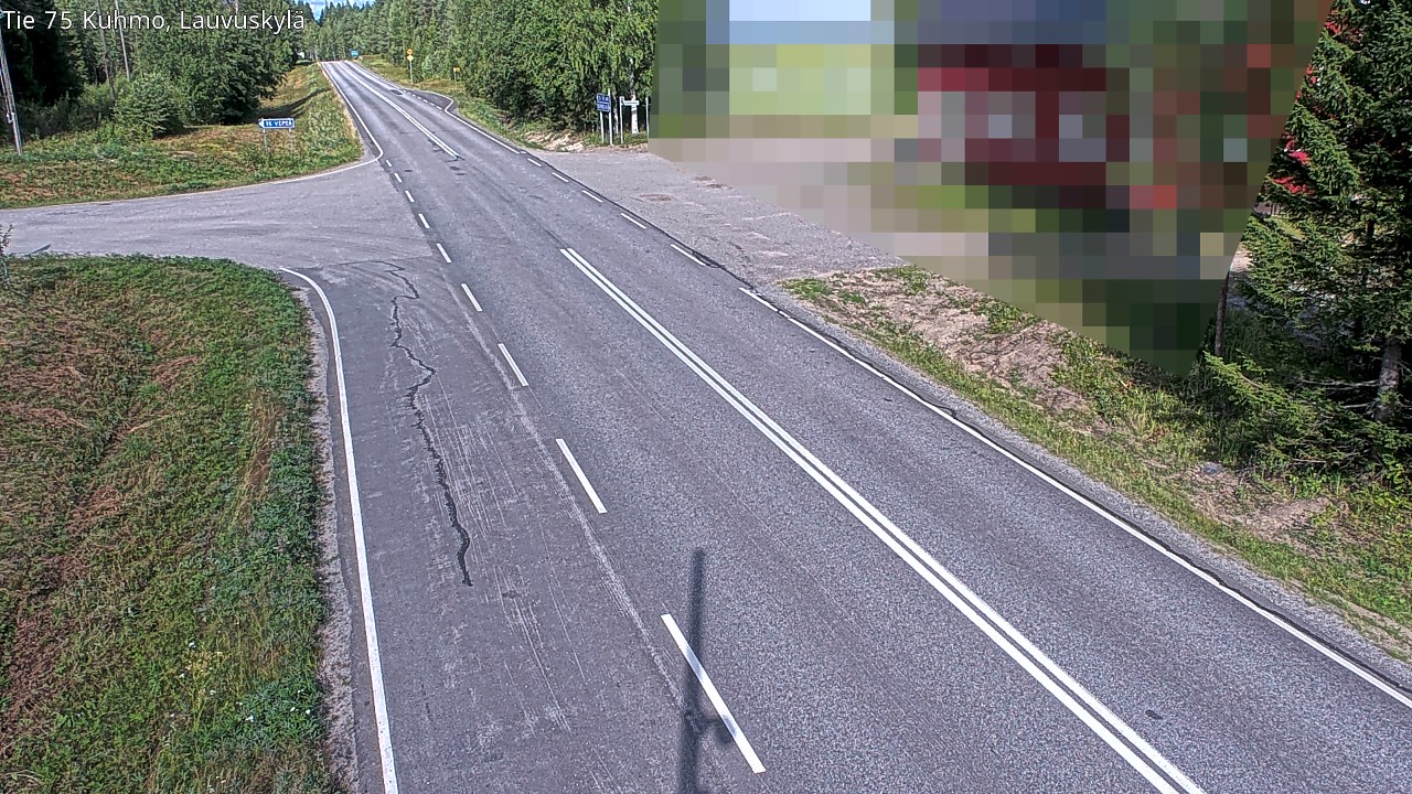 Kelikamerat Kuva Tie 75 Kuhmo, Lauvuskylä, Kuhmo, Kainuu