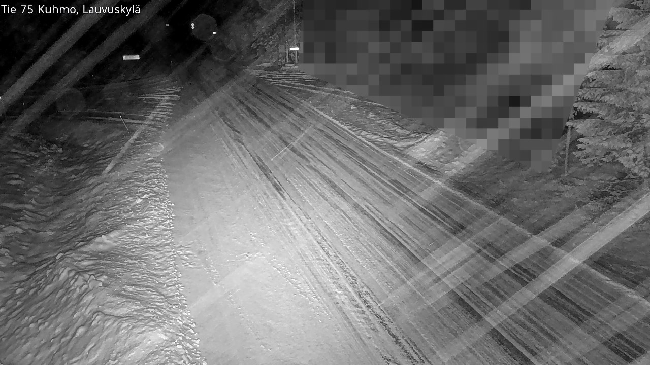 Weather Camera Image Road 75 Kuhmo, Lauvuskylä, Kuhmo, Kainuu
