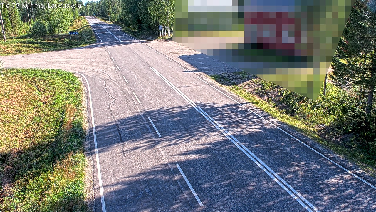 Kelikamerat Kuva Tie 75 Kuhmo, Lauvuskylä, Kuhmo, Kainuu
