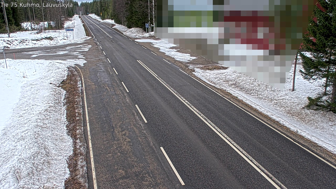 Kelikamerat Kuva Tie 75 Kuhmo, Lauvuskylä, Kuhmo, Kainuu