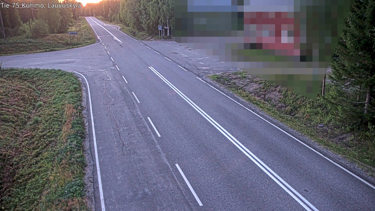 Kelikamerat Kuva Tie 75 Kuhmo, Lauvuskylä, Kuhmo, Kainuu