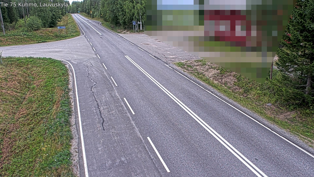 Kelikamerat Kuva Tie 75 Kuhmo, Lauvuskylä, Kuhmo, Kainuu