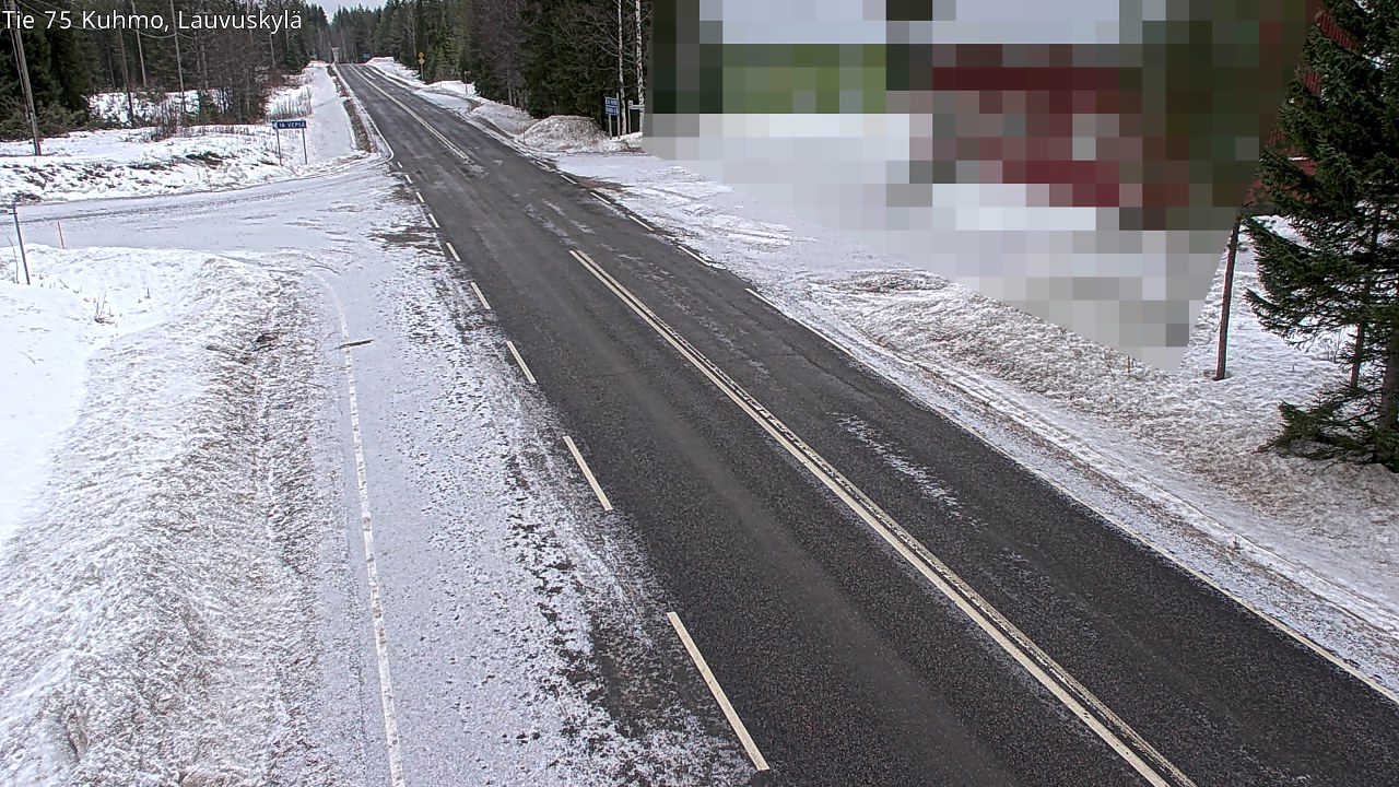 Kelikamerat Kuva Tie 75 Kuhmo, Lauvuskylä, Kuhmo, Kainuu