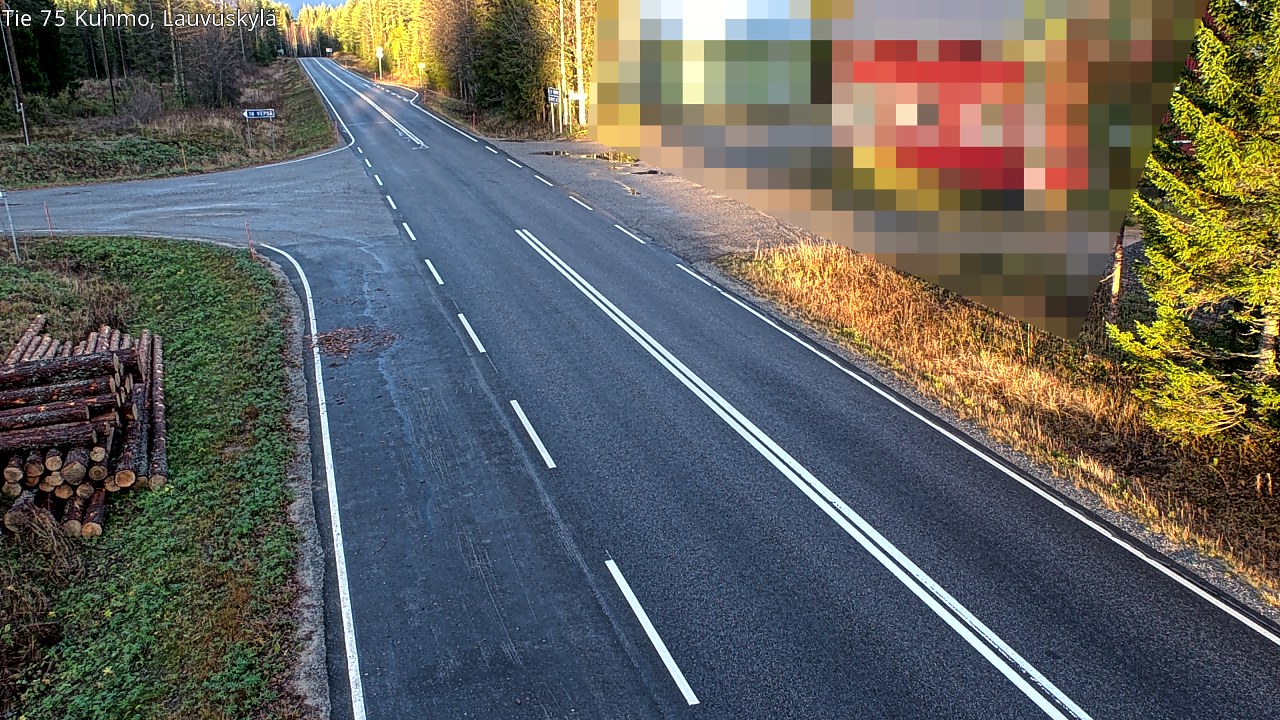 Kelikamerat Kuva Tie 75 Kuhmo, Lauvuskylä, Kuhmo, Kainuu