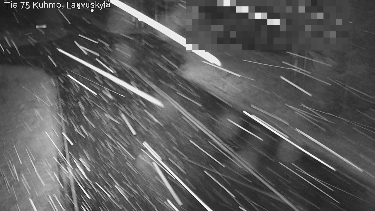 Weather Camera Image Road 75 Kuhmo, Lauvuskylä, Kuhmo, Kainuu
