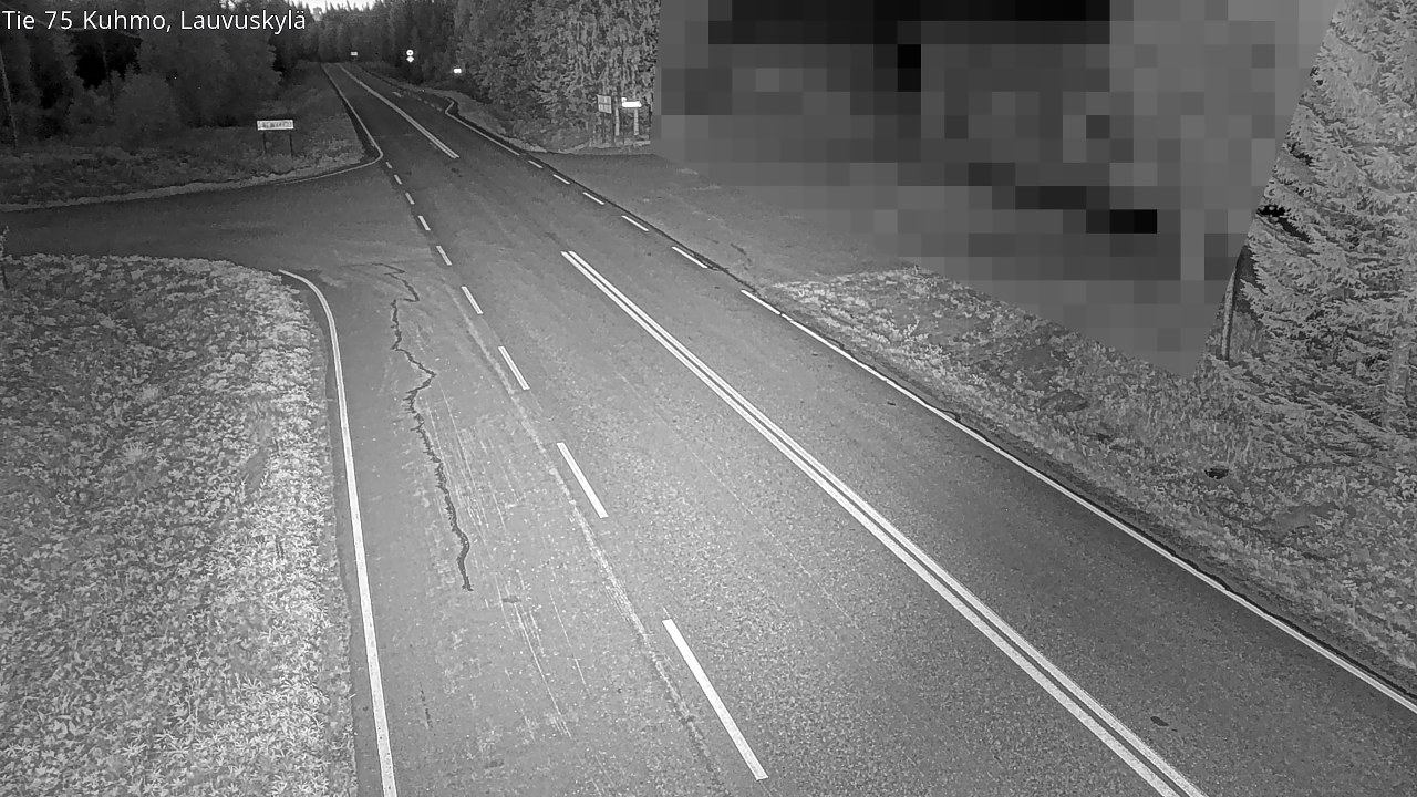 Kelikamerat Kuva Tie 75 Kuhmo, Lauvuskylä, Kuhmo, Kainuu