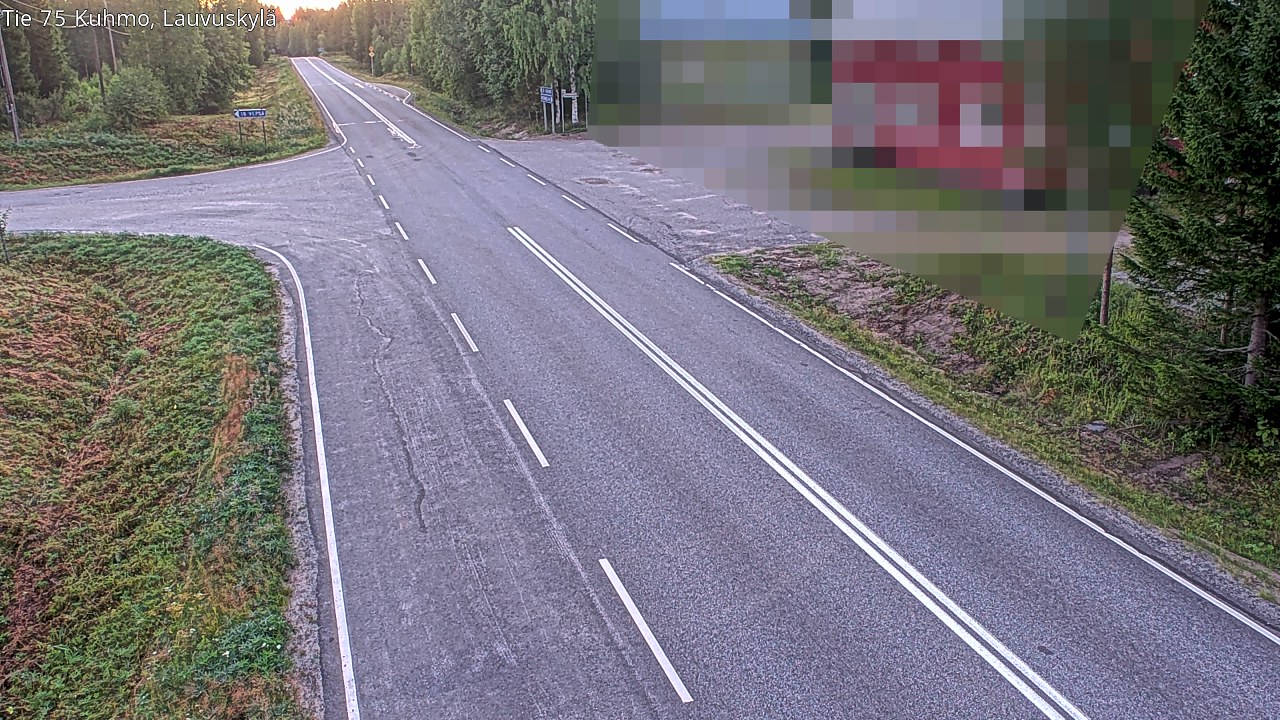 Kelikamerat Kuva Tie 75 Kuhmo, Lauvuskylä, Kuhmo, Kainuu