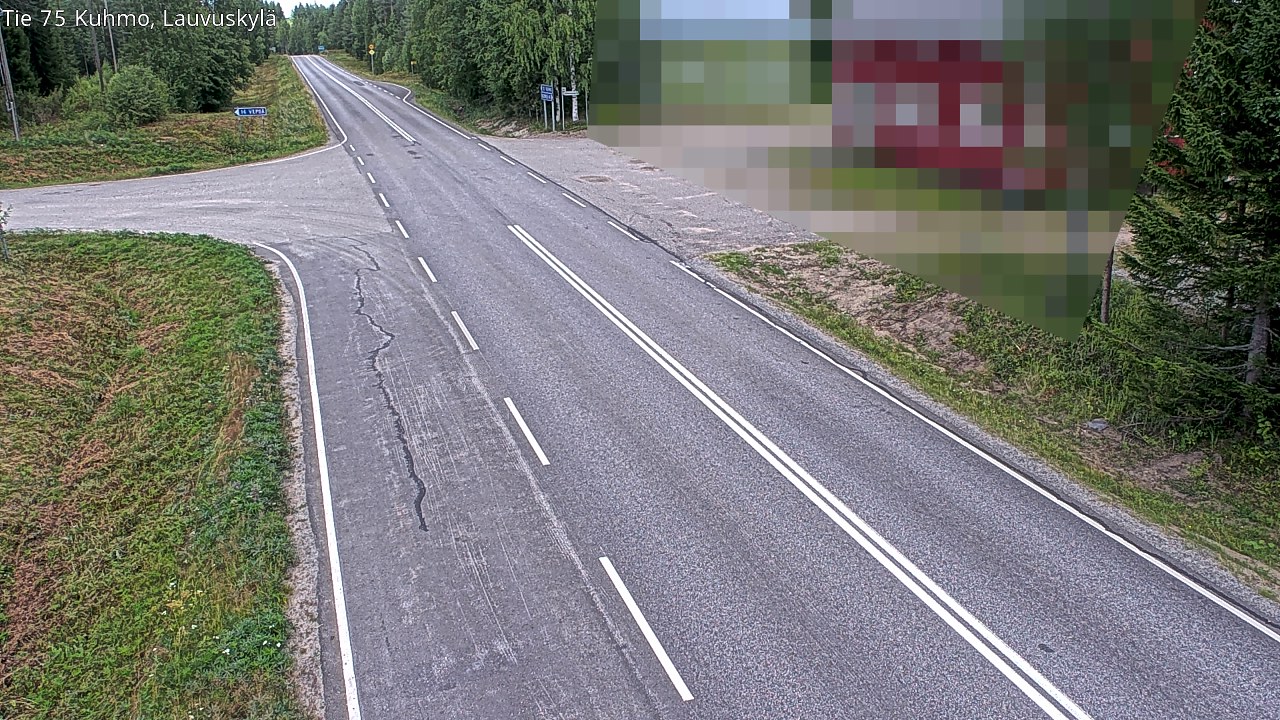 Kelikamerat Kuva Tie 75 Kuhmo, Lauvuskylä, Kuhmo, Kainuu