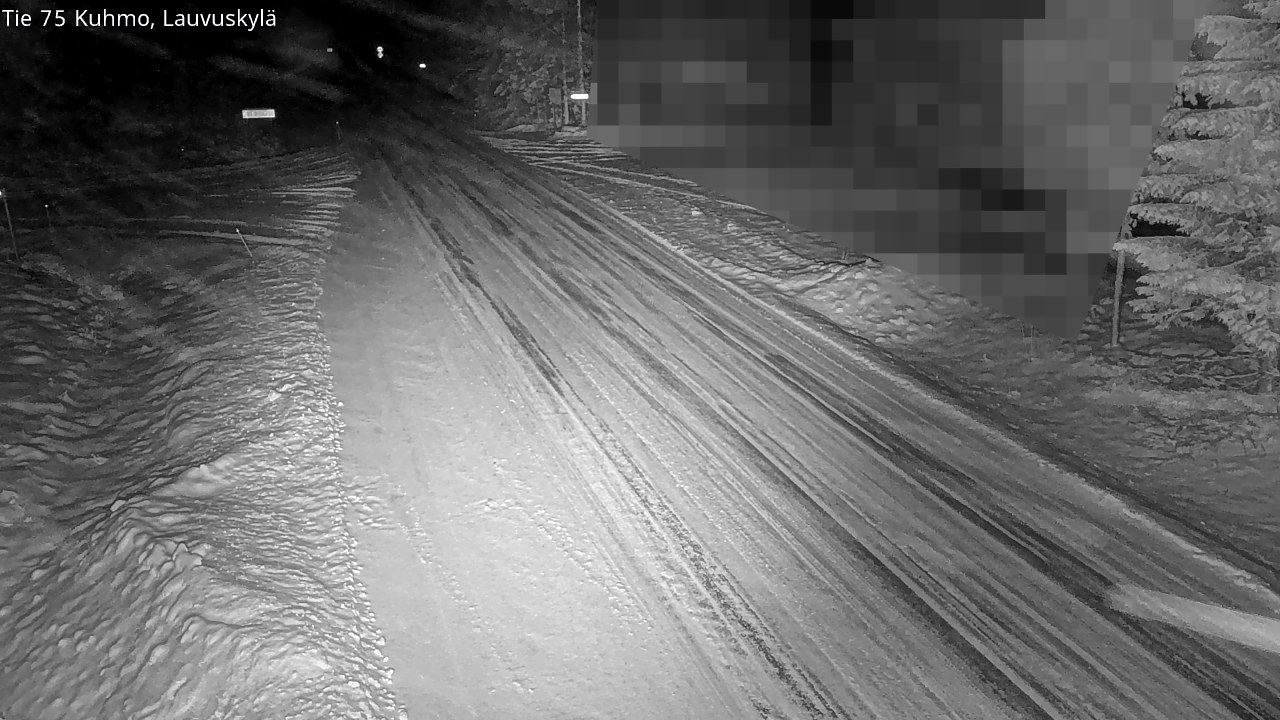 Weather Camera Image Road 75 Kuhmo, Lauvuskylä, Kuhmo, Kainuu