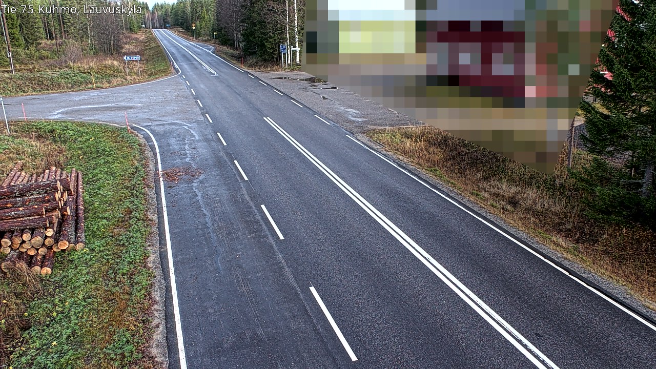 Kelikamerat Kuva Tie 75 Kuhmo, Lauvuskylä, Kuhmo, Kainuu