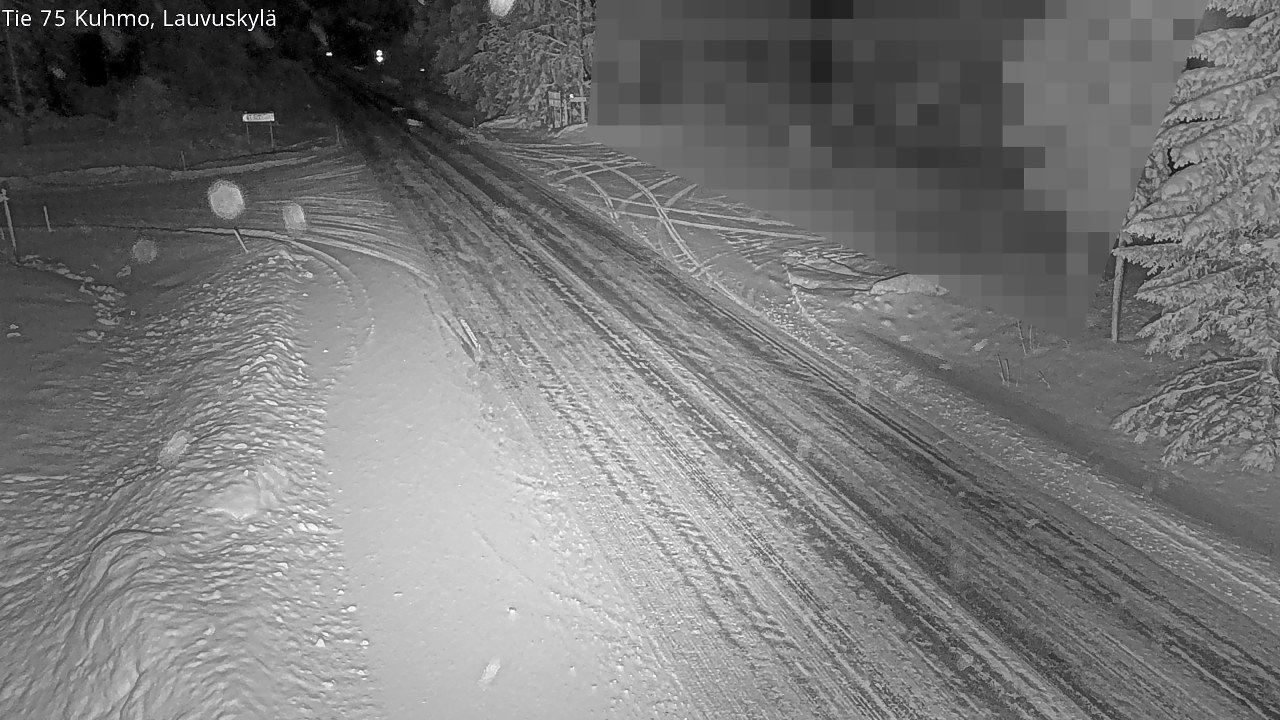 Weather Camera Image Road 75 Kuhmo, Lauvuskylä, Kuhmo, Kainuu