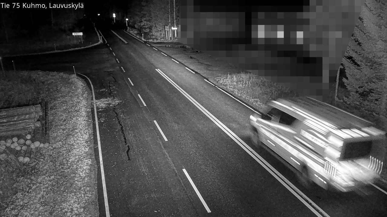 Kelikamerat Kuva Tie 75 Kuhmo, Lauvuskylä, Kuhmo, Kainuu