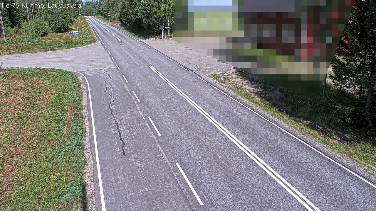 Kelikamerat Kuva Tie 75 Kuhmo, Lauvuskylä, Kuhmo, Kainuu